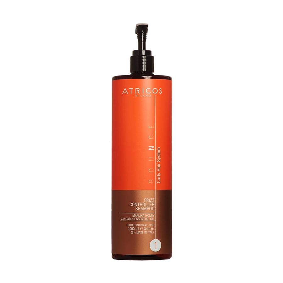 Шампунь Atricos Milano Bounce Frizz Controller Shampoo для кучерявого волосся, 1 л