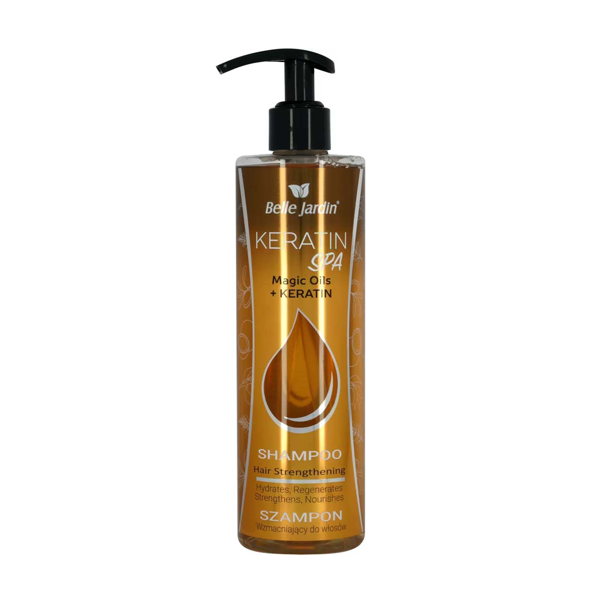 Шампунь Belle Jardin Keratin SPA Magic Oil + Keratin для зміцнення волосся, 400 мл