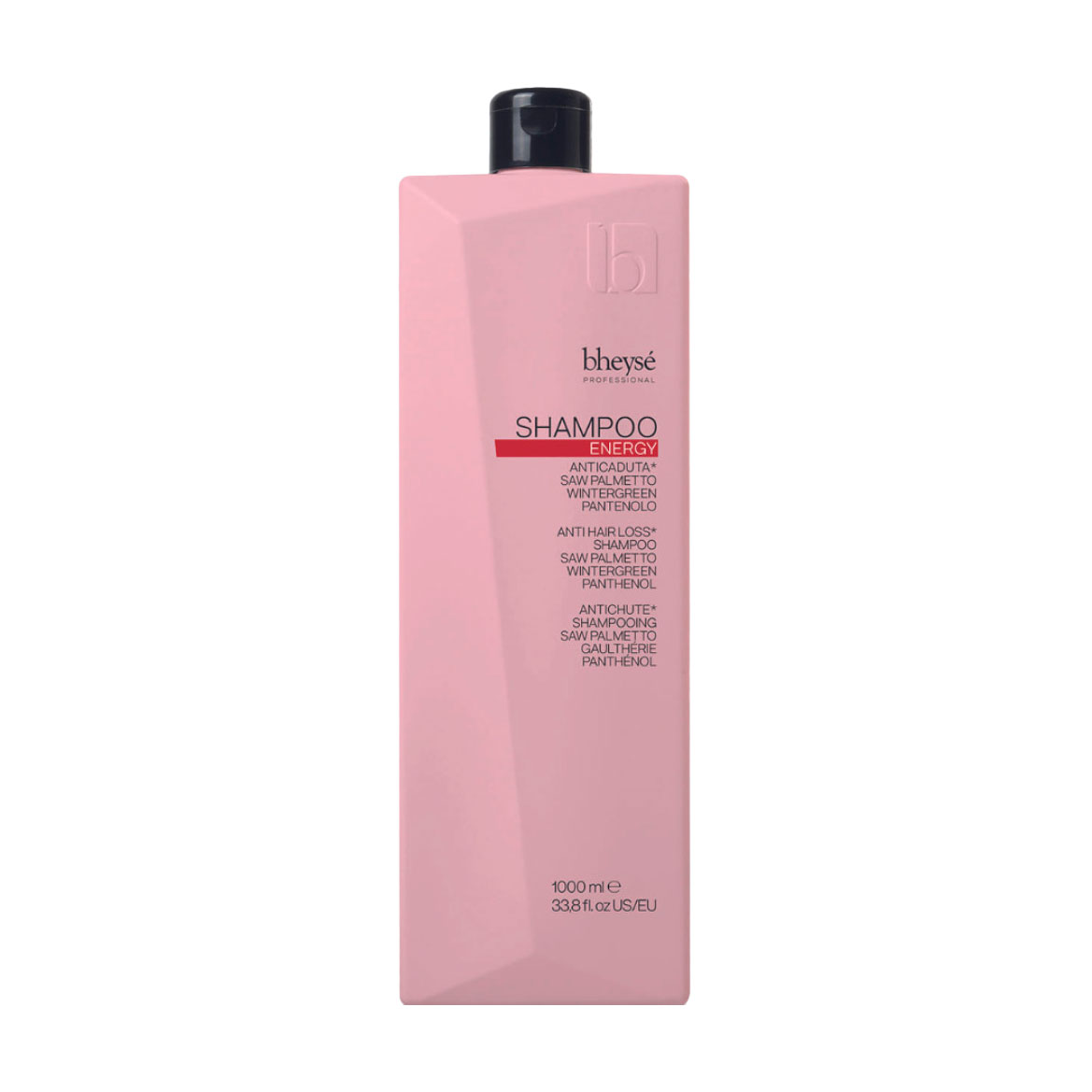 Шампунь Bheyse Professional Energy Shampoo проти випадіння волосся, з екстрактом сереної, гаультерії та пантенолом, 1 л