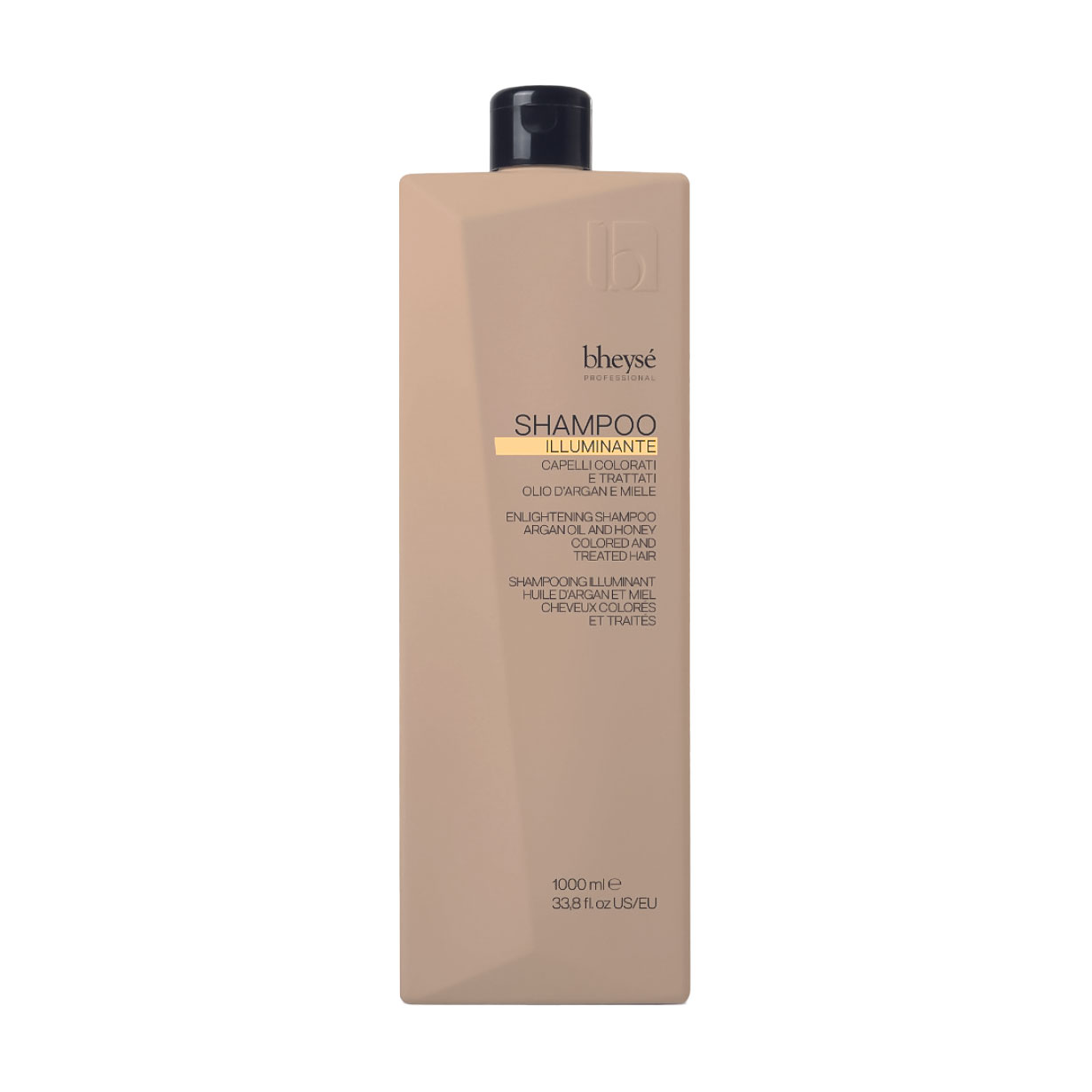 Шампунь Bheyse Professional Illuminating Shampoo Блиск та захист, для збереженя кольору та блиску волосся, з екстрактом арганової олії та медом, 1 л