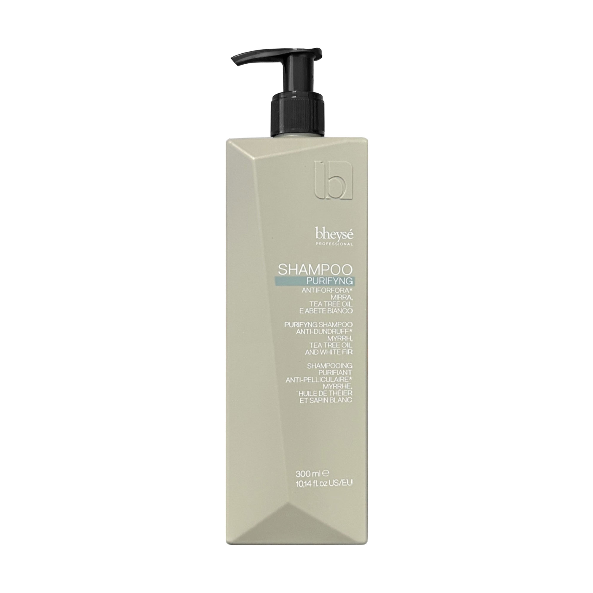Шампунь Bheyse Professional Purifying Shampoo проти лупи, з екстрактом мірри, олії чайного дерева та ялиці білої, 300 мл