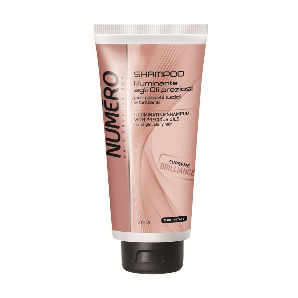 Шампунь Brelil Numero Supreme Brilliance Illuminating Shampoo для блиску волосся, на основі цінних олій, 300 мл