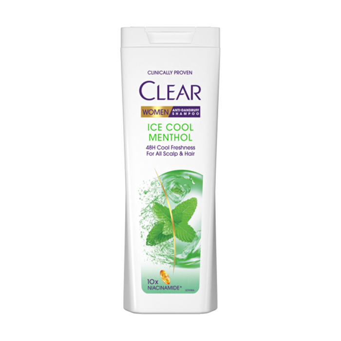 Шампунь Clear Anti-Dandruff Shampoo жіночий, проти лупи, крижана свіжість ментолу, 360 мл