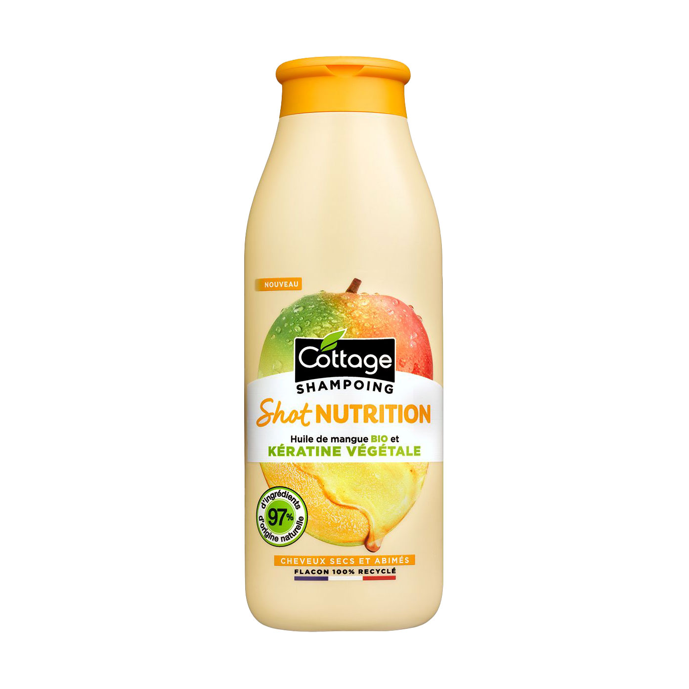 Шампунь Cottage Shot Nutrition Hair Shampoo для сухого та пошкодженого волосся, з олією манго, 250 мл