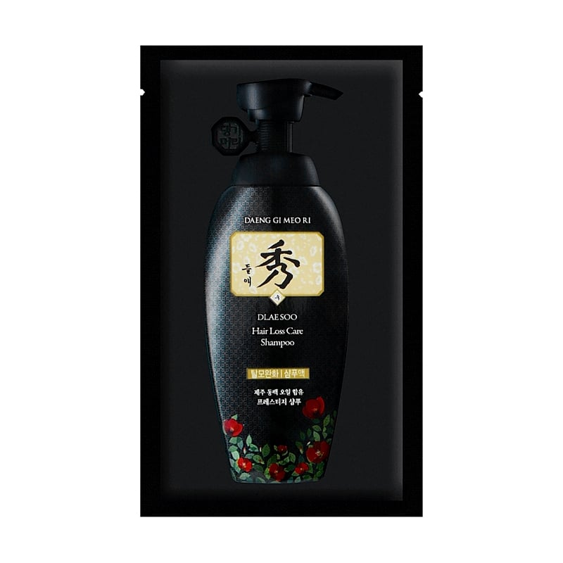 Шампунь Daeng Gi Meo Ri Dlae Soo Anti-Hair Loss Shampoo, проти випадіння волосся, на основі східних рослин з олією Чеджу Камелії, 7 мл