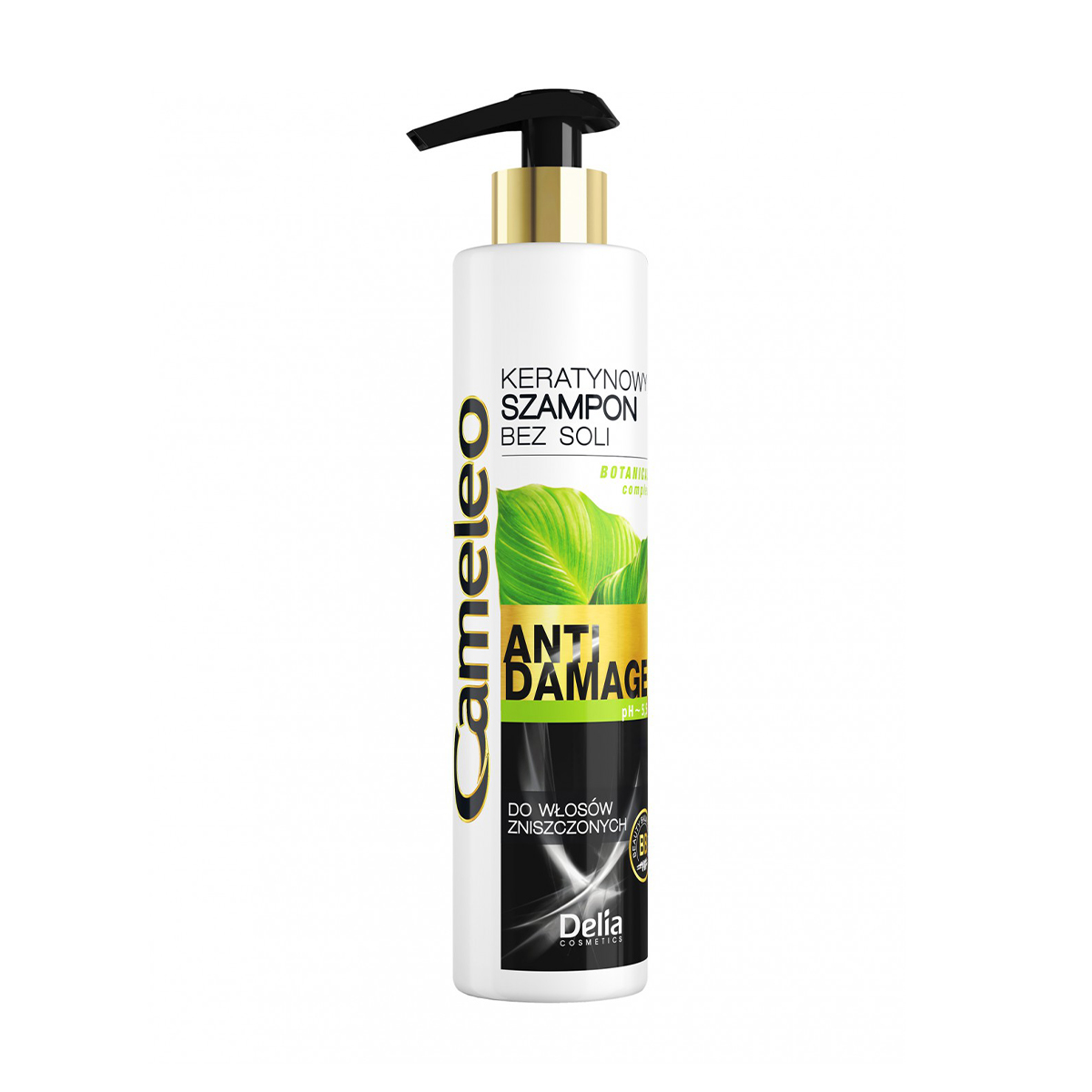 Шампунь Delia Cosmetics Cameleo ВВ Anti Damage Keratin Shampoo для пошкодженого волосся, з кератином, 250 мл