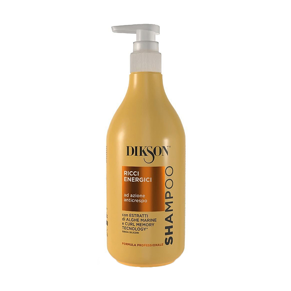 Шампунь Dikson Hair Shampoo Ricci Energici проти зв'язування волосся, з екстрактом морських водоростей, 500 мл