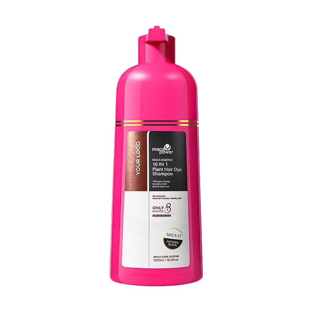 Шампунь для фарбування волосся 10 в 1 Karseell Plant Hair Dye Shampoo, Natural Black, 500 мл