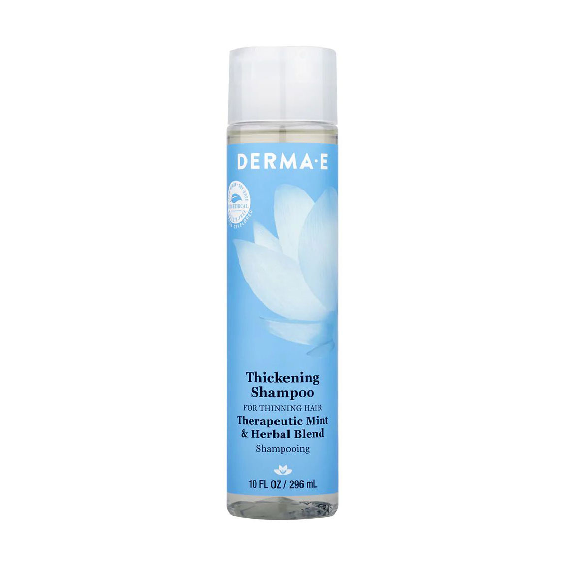 Шампунь для густоти і потовщення волосся Derma E Thickening Herbal Blend Shampoo, 296 мл