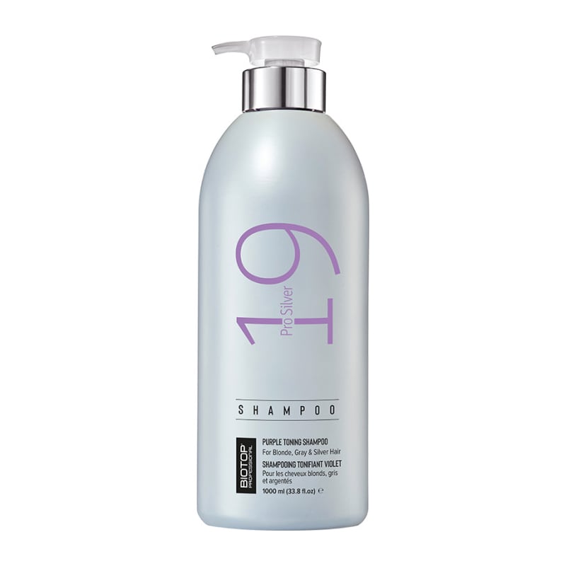 Шампунь для нейтралізації жовтизни волосся Biotop Professional 19 Pro Silver Shampoo, 1 л