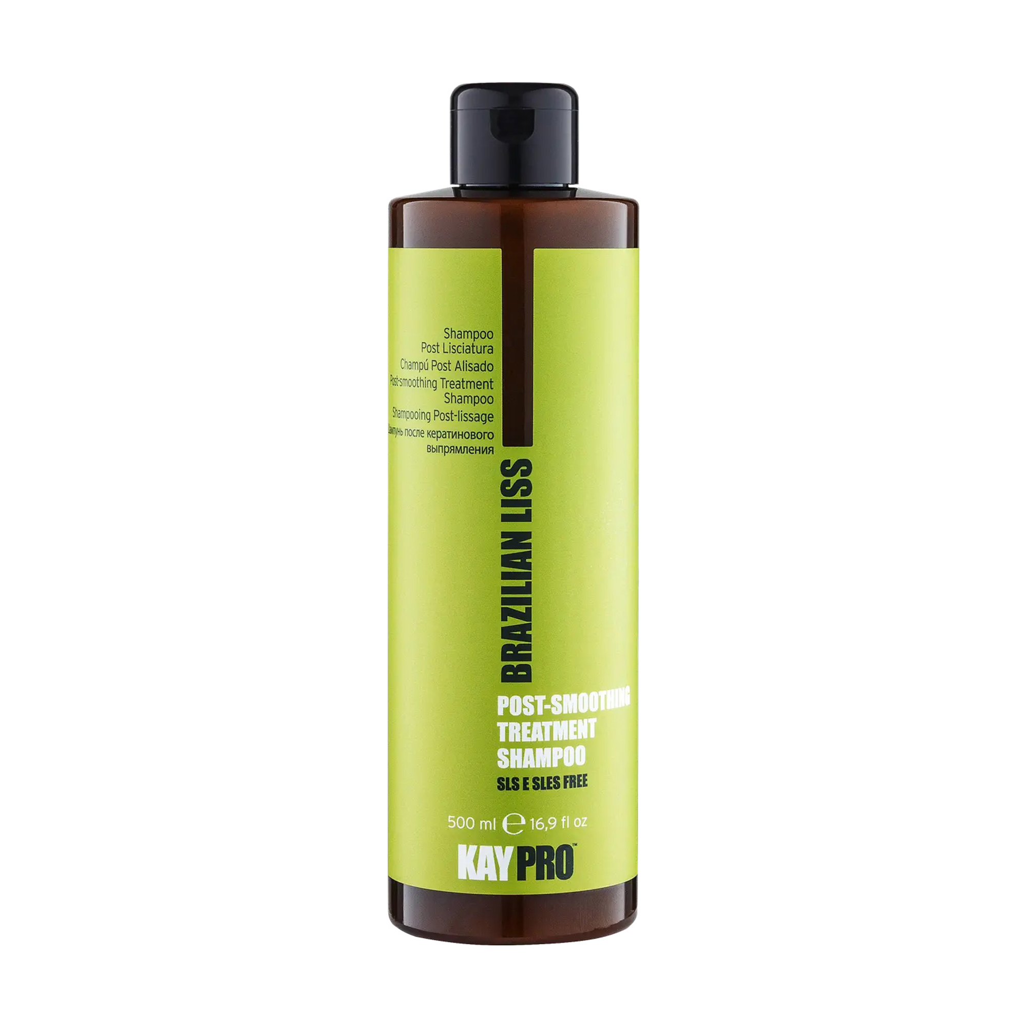 Шампунь для підтримки гладкості волосся KayPro Brazilian Liss Post-Smoothing Treatment Shampo, 500 мл