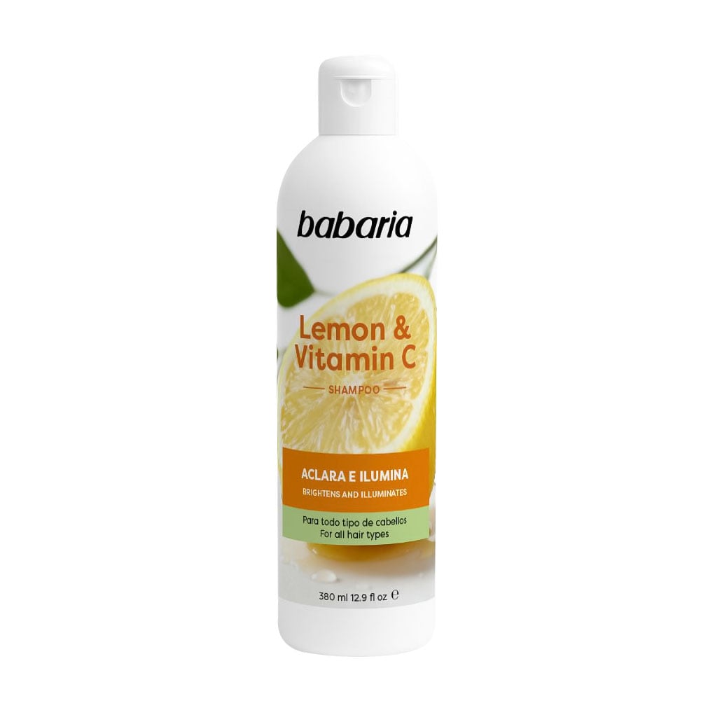 Шампунь для волосся Babaria Lemon &amp; Vitamin C Shampoo з екстрактом лимона та вітаміном С, 380 мл