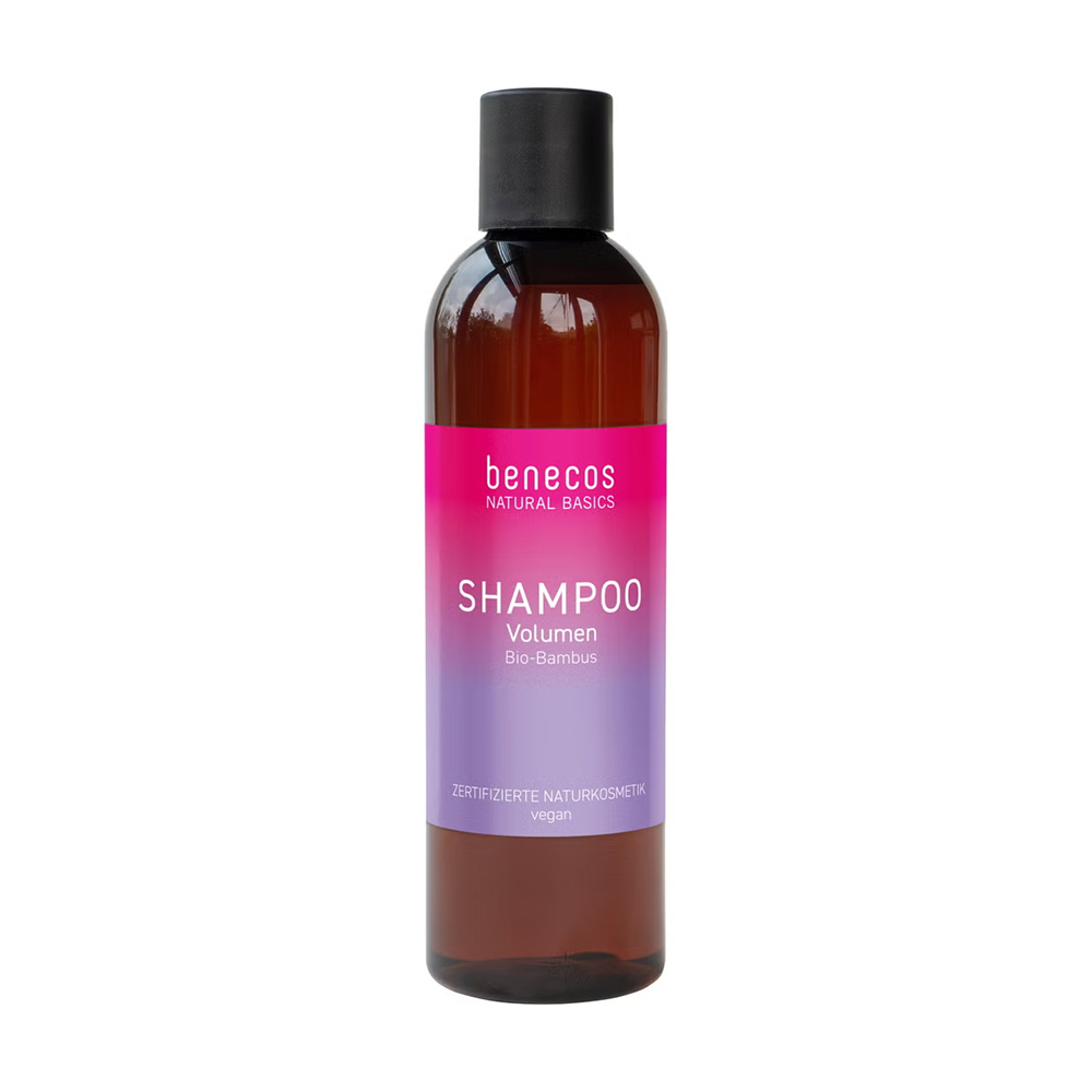 Шампунь для волосся Benecos Natural Basics Volume Organic Bamboo Shampoo, 250 мл
