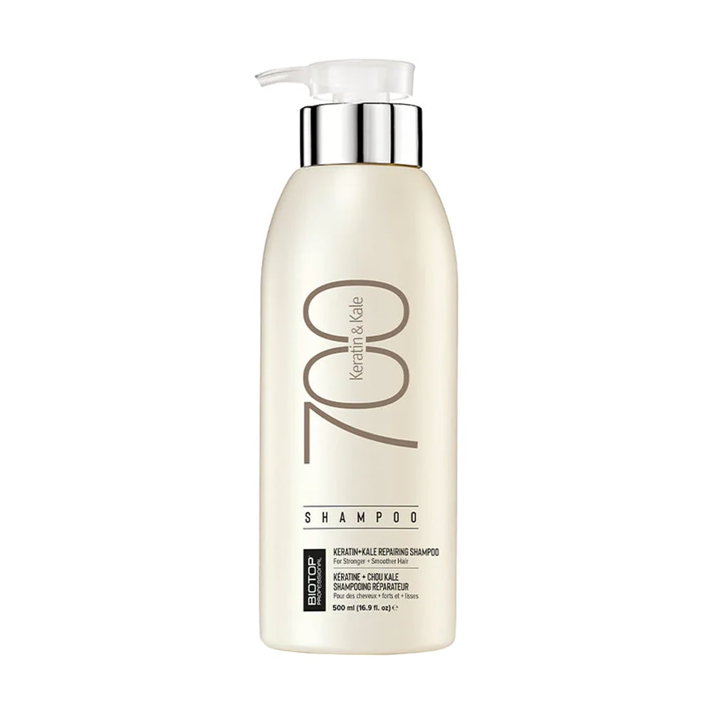 Шампунь для волосся Biotop Professional 700 Keratin + Kale Shampoo з кератином, 500 мл