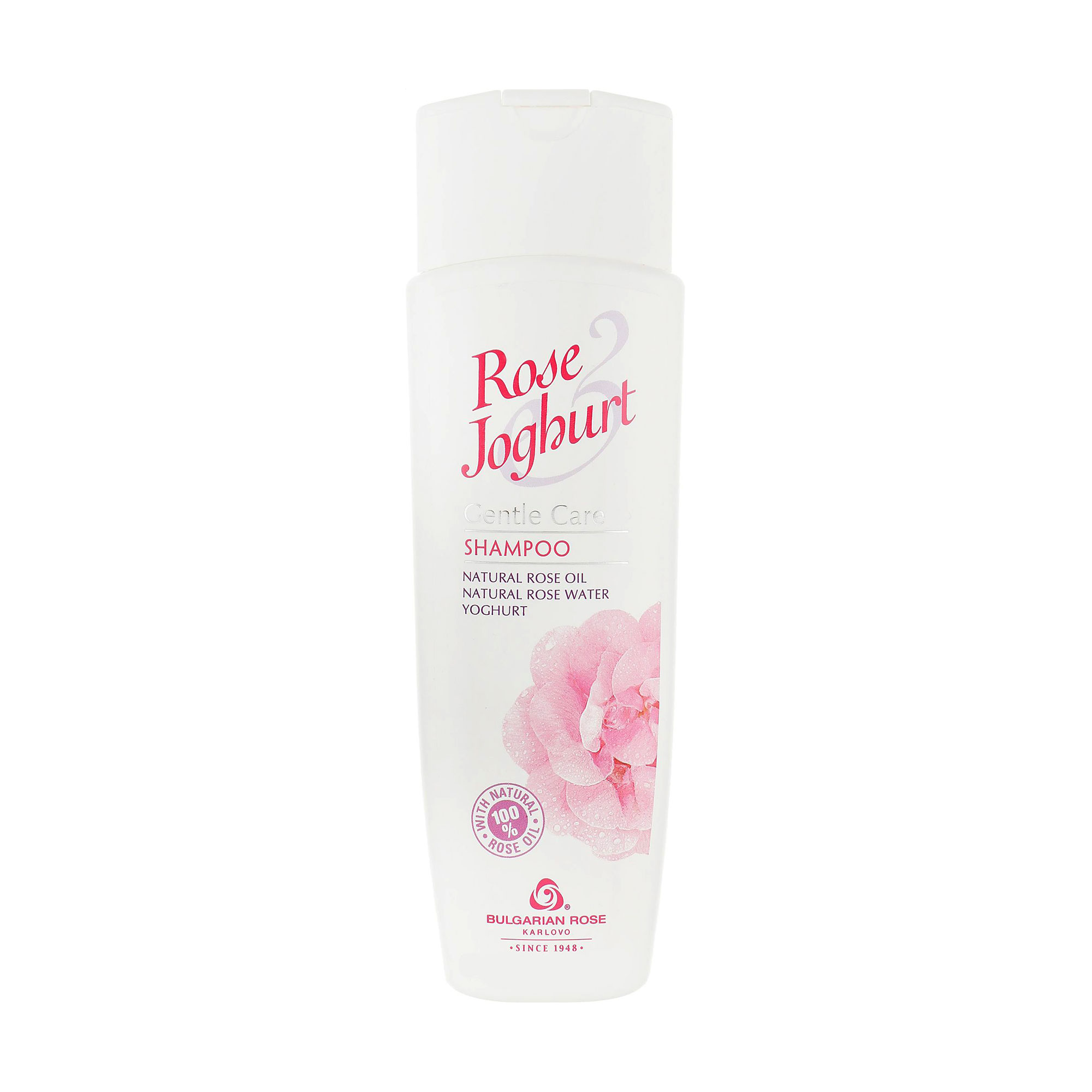 Шампунь для волосся Bulgarian Rose Karlovo 1948 Rose Joghurt Shampoo, 200 мл