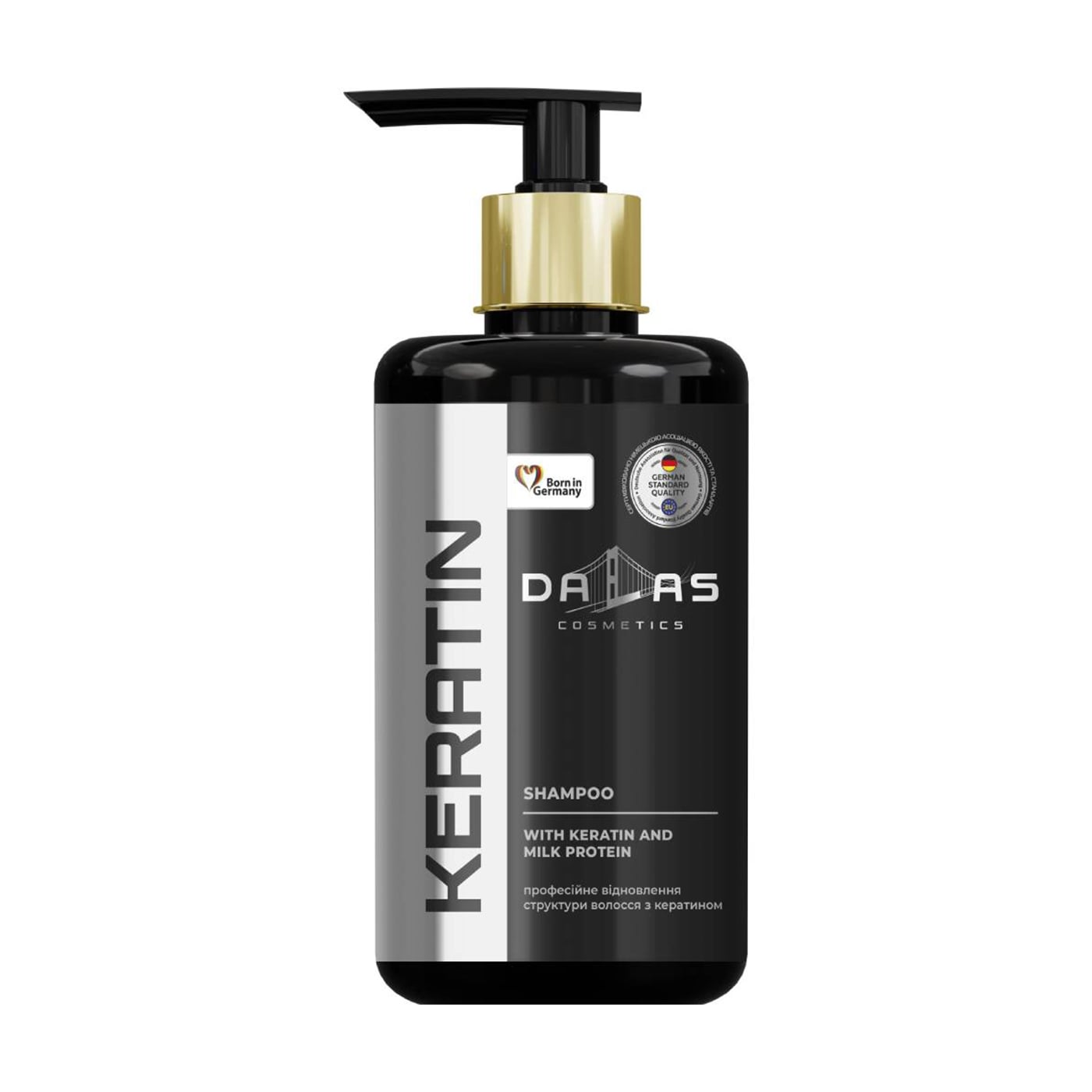 Шампунь для волосся Dalas Keratin Shampoo з кератином та молочним протеїном, 1 кг