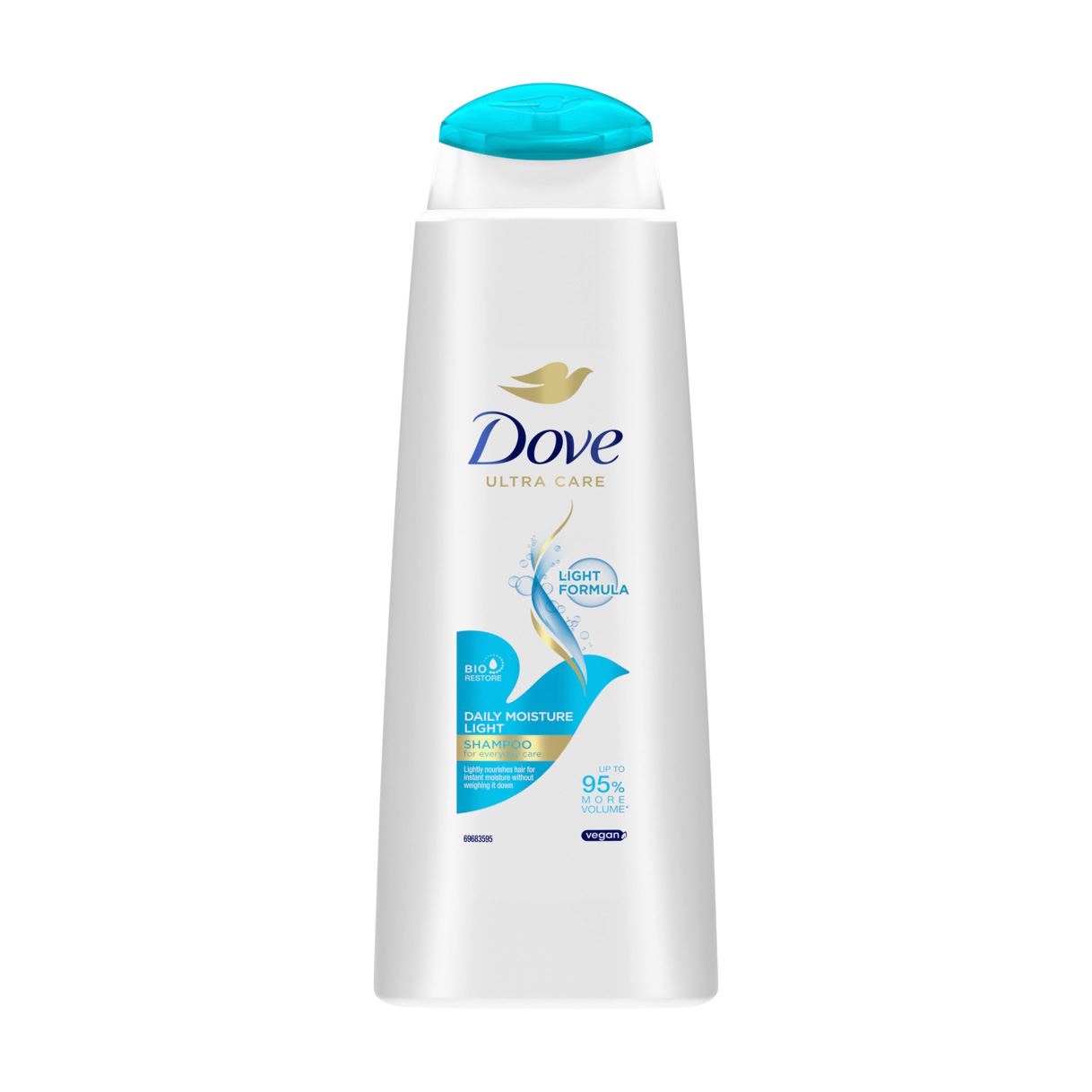 Шампунь для волосся Dove Hair Therapy Daily Moisture Light Розкішний об'єм, 400 мл