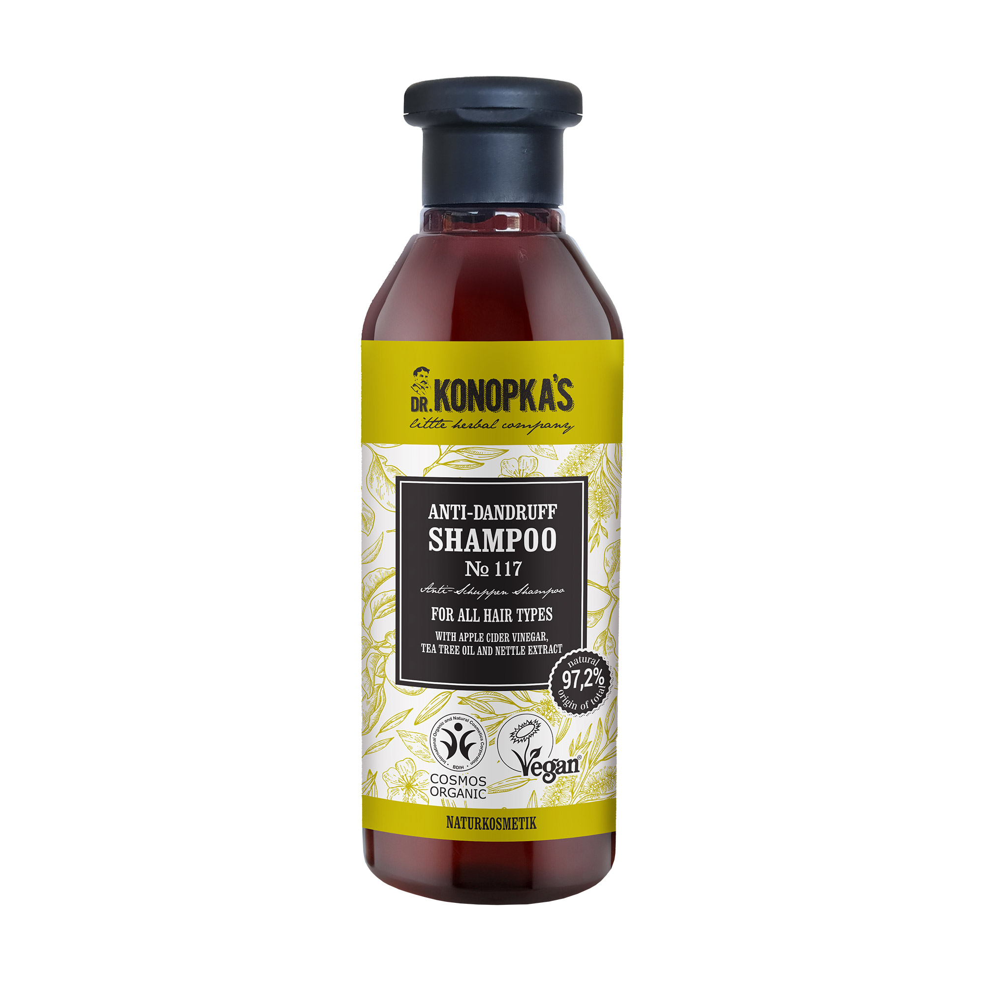 Шампунь для волосся Dr. Konopka's N 117 Anti-Dandruff Shampoo проти лупи, 280 мл