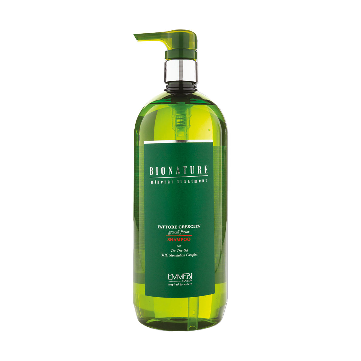 Шампунь для волосся Emmebi Italia BioNature Mineral Treatment Growth Factor Shampoo, 1 л