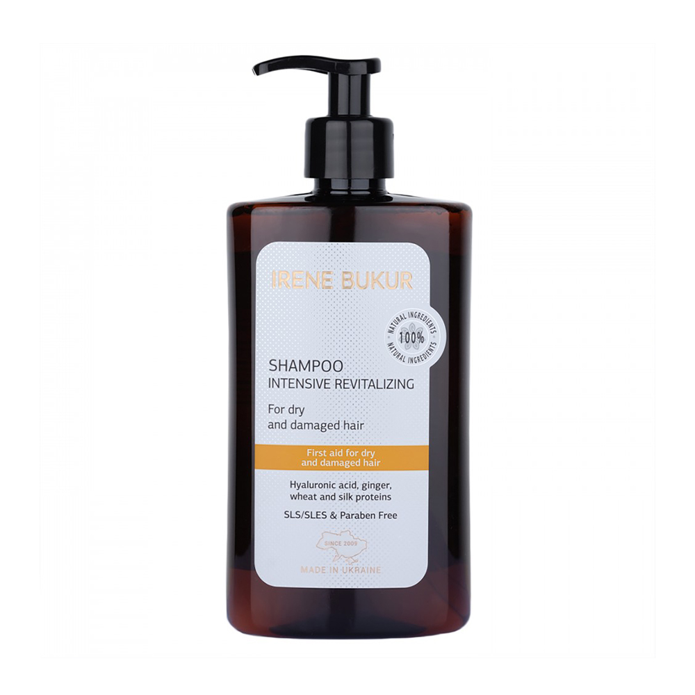 Шампунь для волосся Irene Bukur Intensive Revitalizing Shampoo Інтенсивне відновлення, з гіалуроновою кислотою, 390 мл