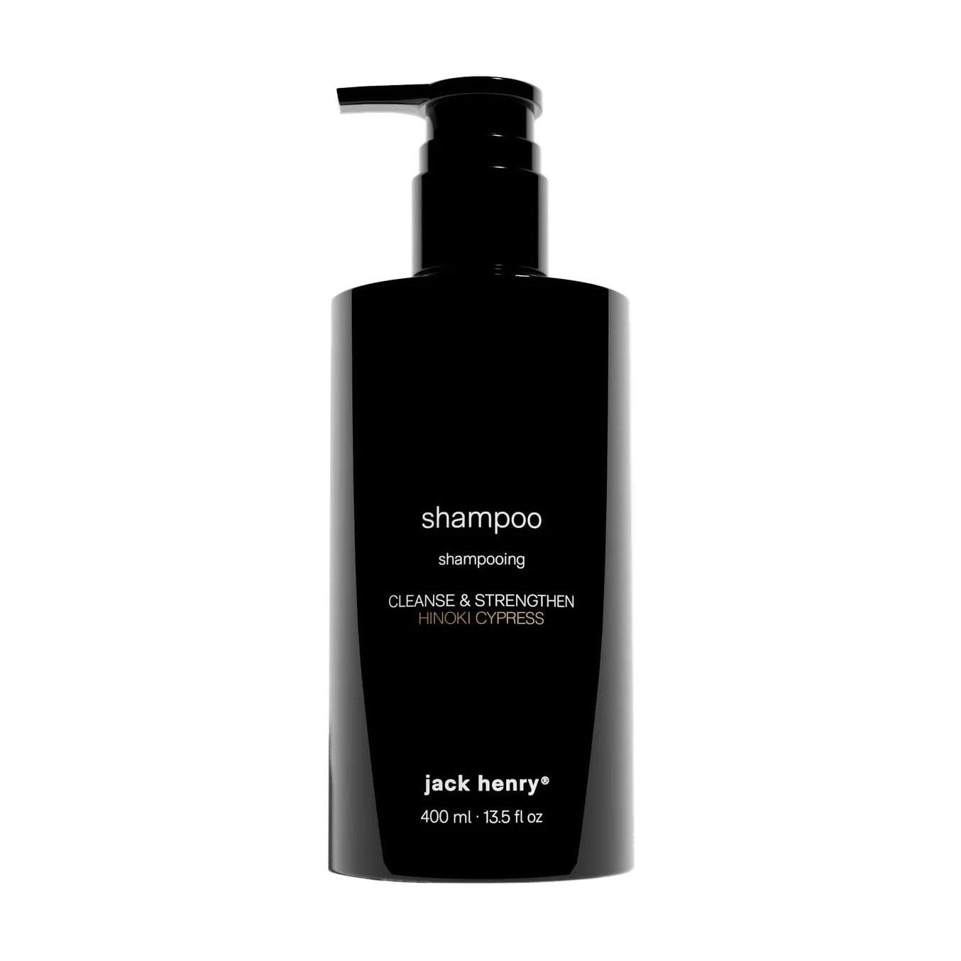 Шампунь для волосся jack henry Shampoo Hinoki Cypress з пептидами та рослинними суперфудами, 400 мл