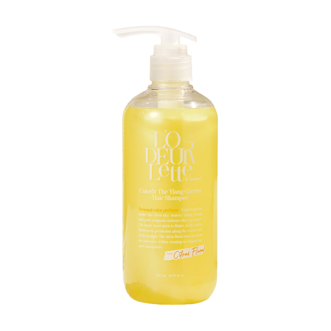 Шампунь для волосся L'Odeurlette In England Colorfit The Ylang Garden Hair Lost Care Shampoo, 500 мл