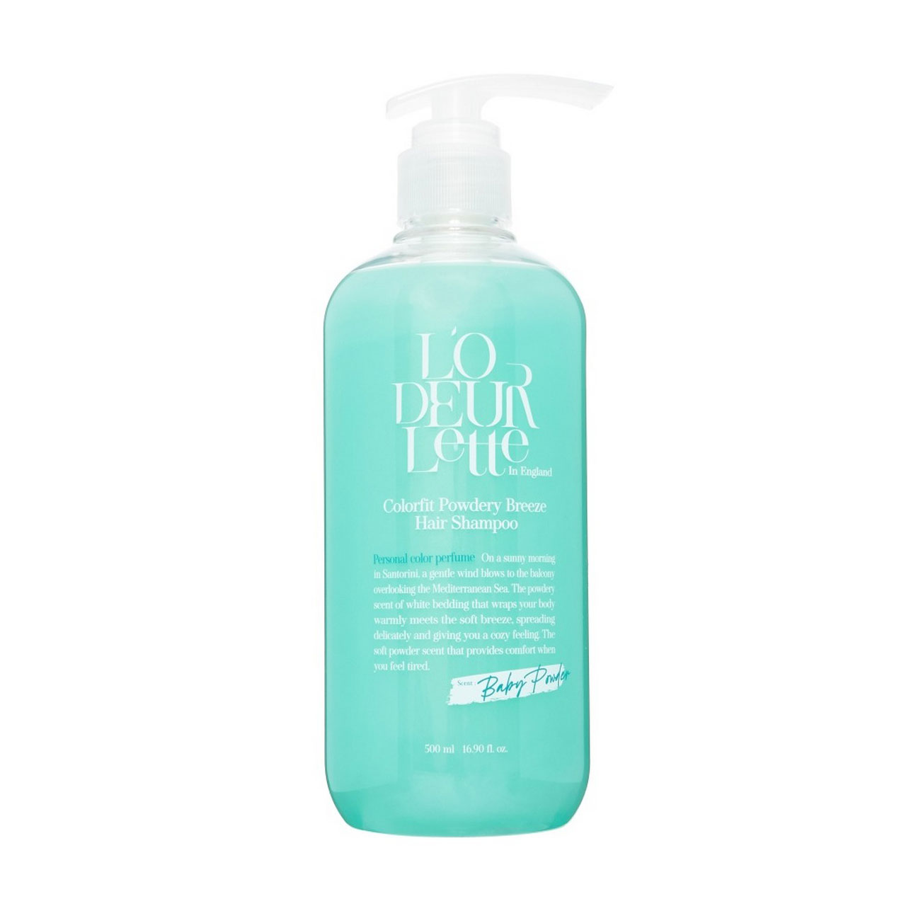 Шампунь для волосся L'Odeurlette In England Colorfit Powdery Breeze Hair Shampoo, 500 мл