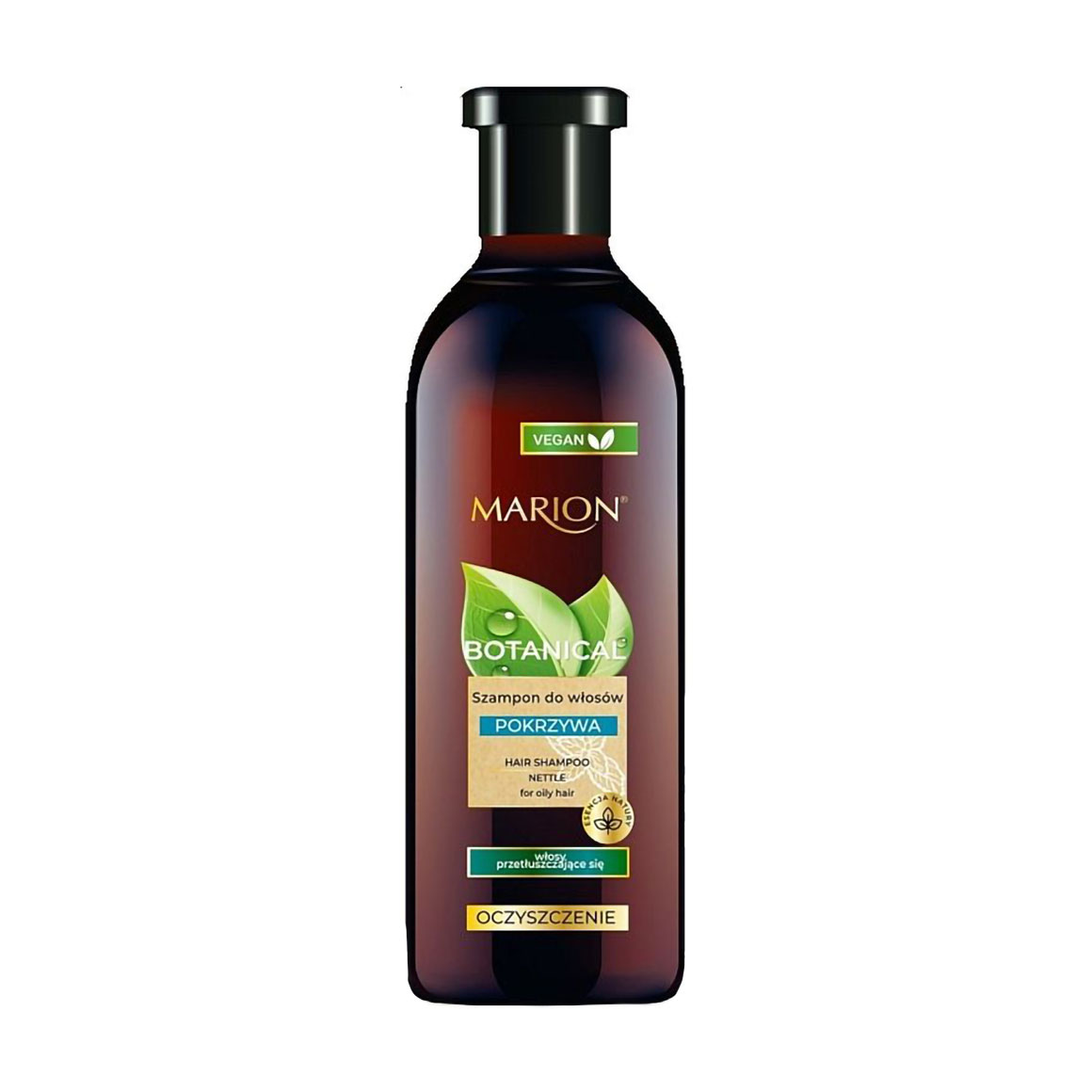 Шампунь для волосся Marion Botanical Hair Shampoo з екстрактом кропиви, 400 мл