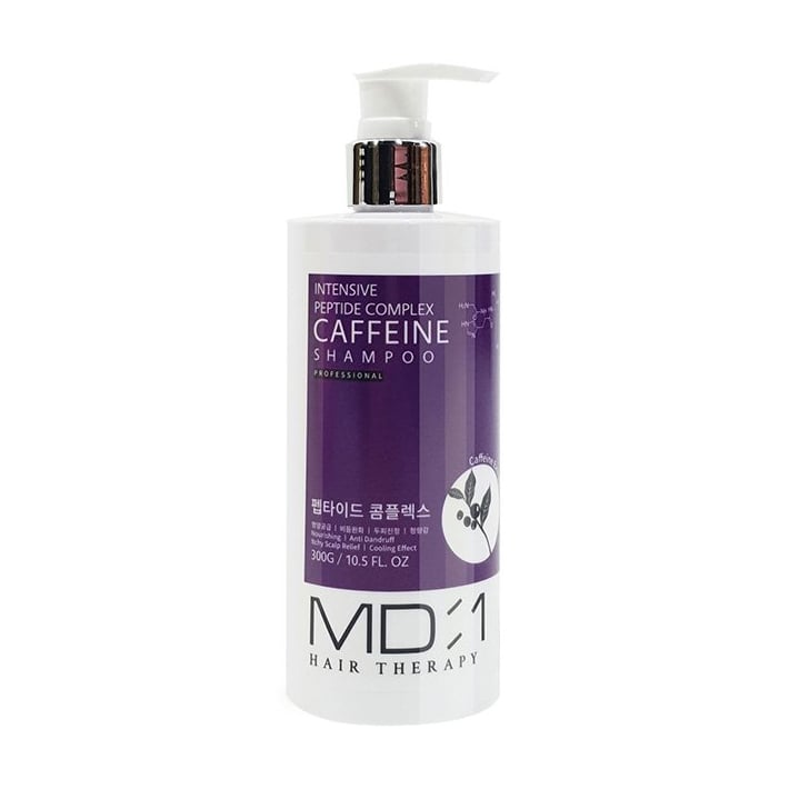 Шампунь для волосся MD:1 Intensive Peptide Complex Caffeine Shampoo з кофеїном, 300 мл