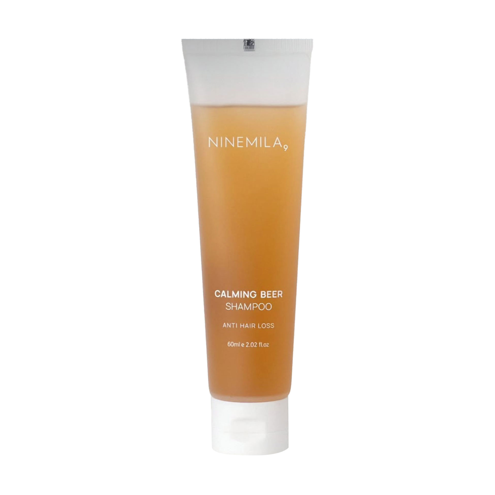 Шампунь для волосся Ninemila 9 Calming Beer Anti Hair Loss Shampoo, 60 мл
