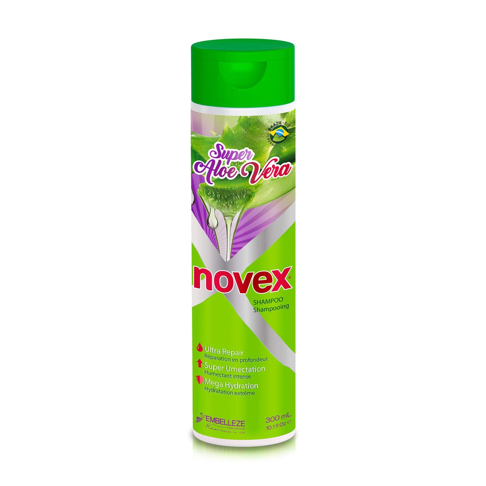 Шампунь для волосся Novex Super Aloe Vera Shampoo з алое вера, 300 мл