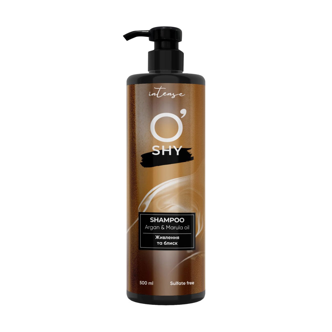 Шампунь для волосся O'Shy Intense Argan &amp; Marula Oil Shampoo Живлення та блиск, 500 мл