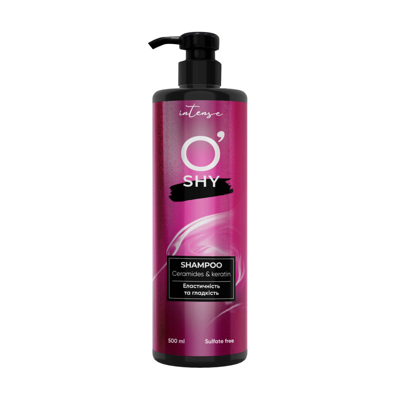 Шампунь для волосся O'Shy Intense Ceramides &amp; Keratin Shampoo Еластичність та гладкість, 500 мл