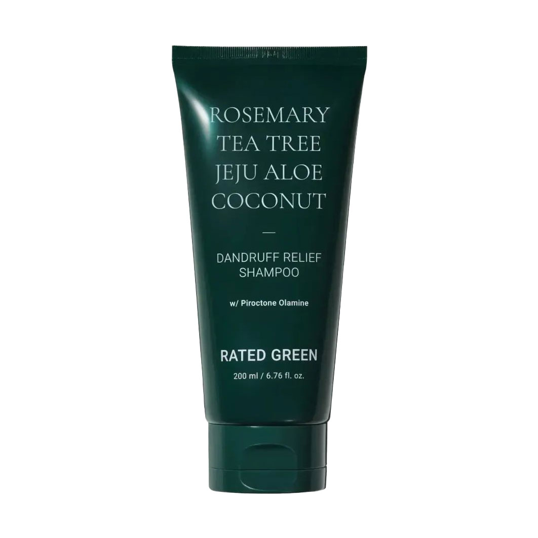 Шампунь для волосся Rated Green Rosemary Tea Tree Jeju Aloe Coconut Dandruff Relief Shampoo проти лупи, 200 мл