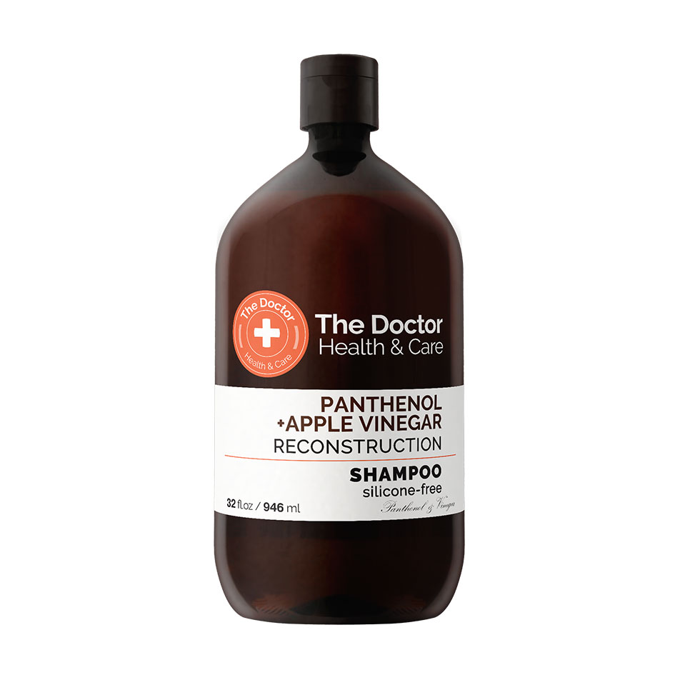 Шампунь для волосся The Doctor Health &amp; Care Panthenol + Apple Vinegar Реконструкція, 946 мл