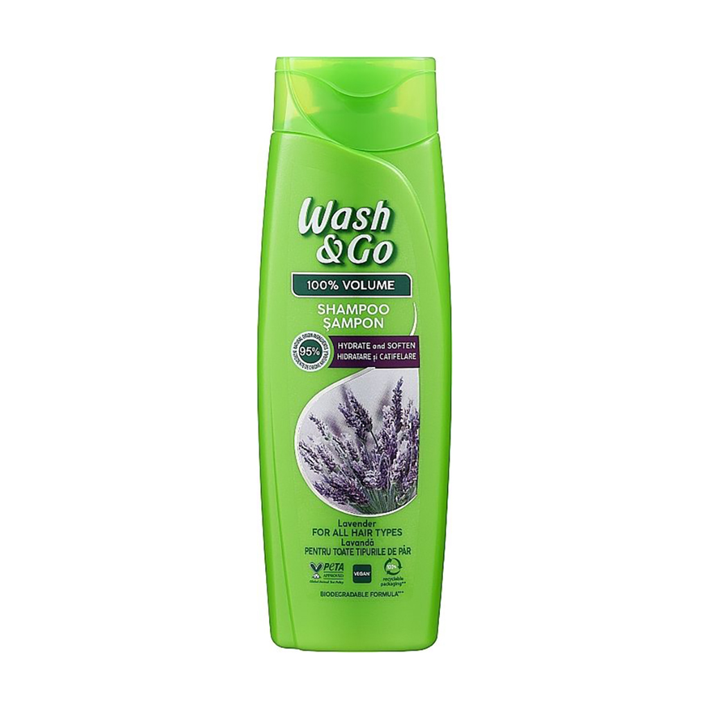 Шампунь для волосся Wash&amp;Go з екстрактом лаванди, 200 мл