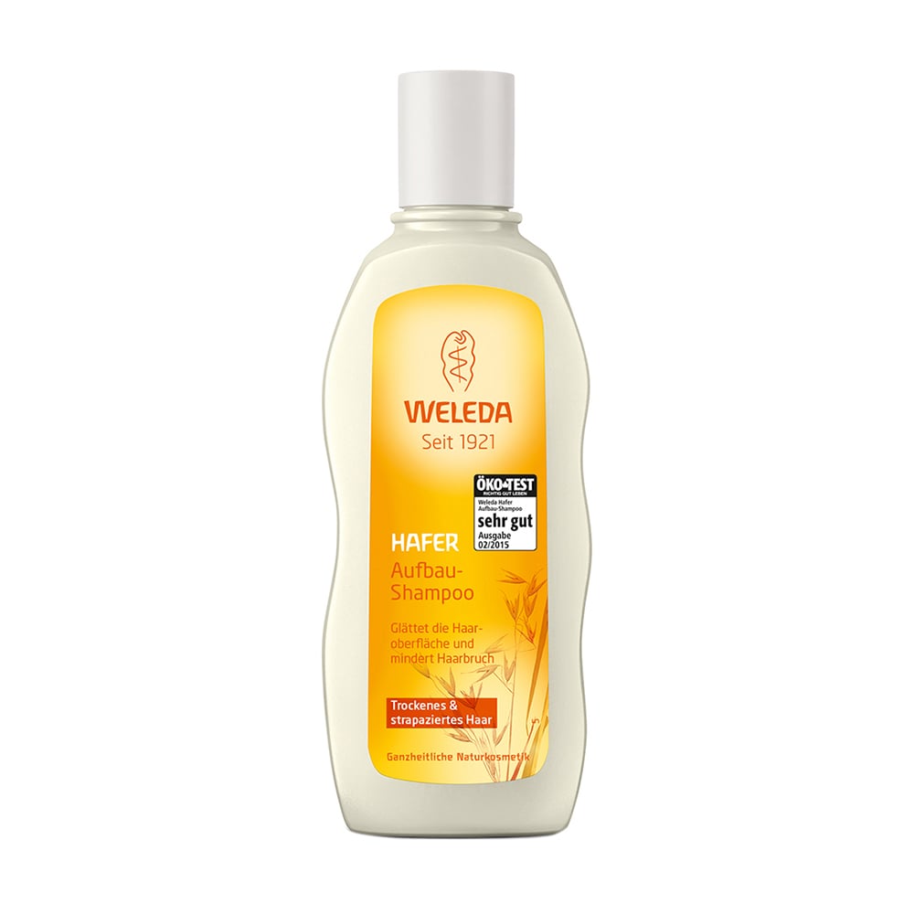 Шампунь для волосся Weleda Hafer Aufbau-Shampoo для сухого та пошкодженого волосся, з екстрактом вівса, 190 мл