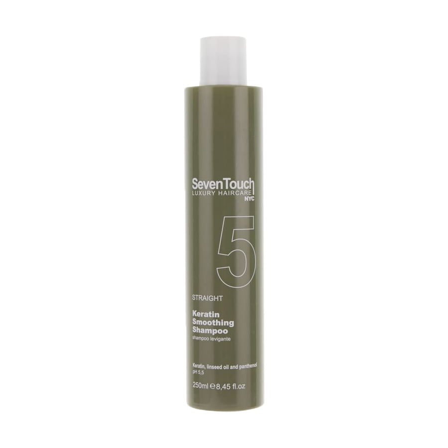 Шампунь для вирівнювання та розгладження волосся Punti di Vista Seven Touch Luxury 5 Keratin Smoothing Shampoo Кератинове вирівнювання, 250 мл