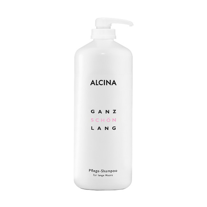 Шампунь-догляд Alcina Ganz Schon Lang Pflege-Shampoo для довгого волосся, 1.25 л