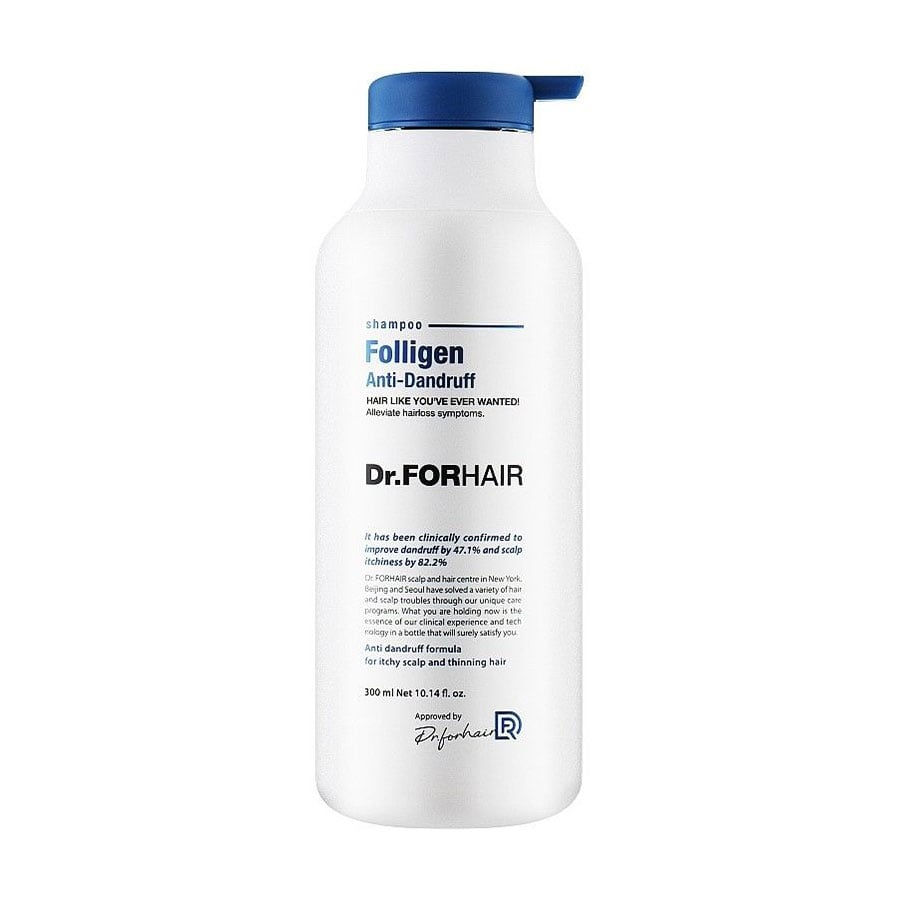 Шампунь Dr.FORHAIR Folligen Anti-Dandruff Shampoo проти лупи, для ослабленого волосся, 300 мл