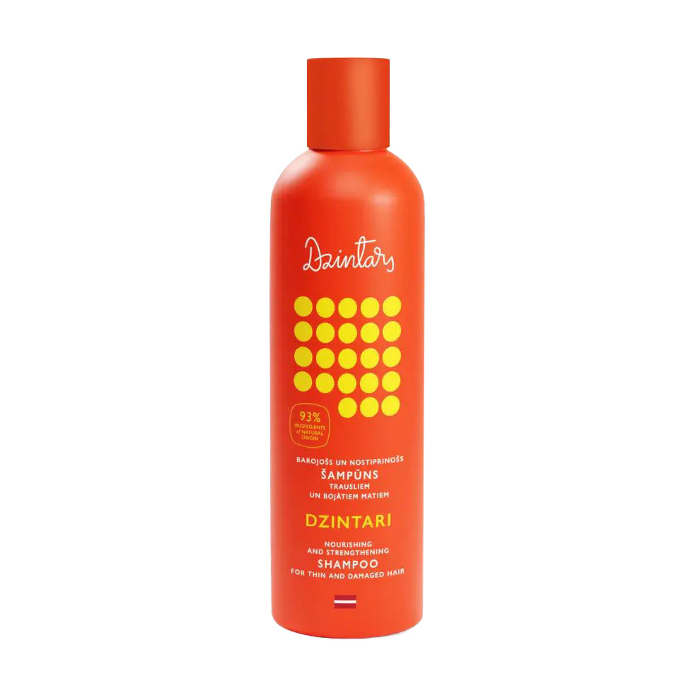 Шампунь Dzintars Dzintari Nourishіng And Strengthening Shampoo для ламкого та пошкодженого волосся, 300 мл