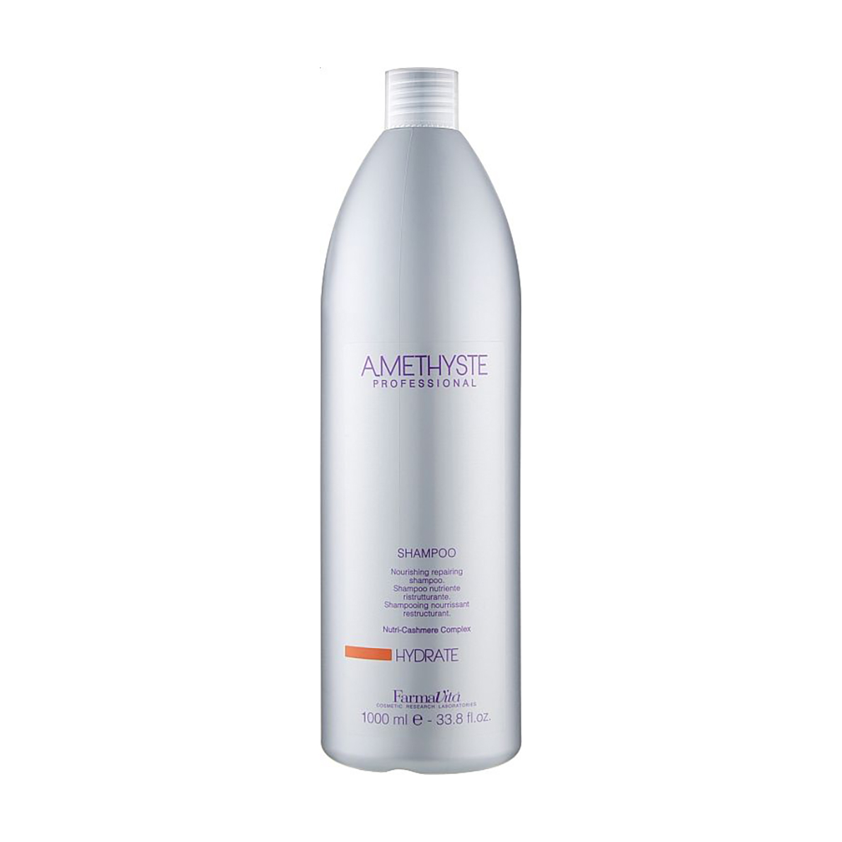 Шампунь FarmaVita Amethyste Hydrate Shampoo для сухого та ослабленого волосся, 1 л