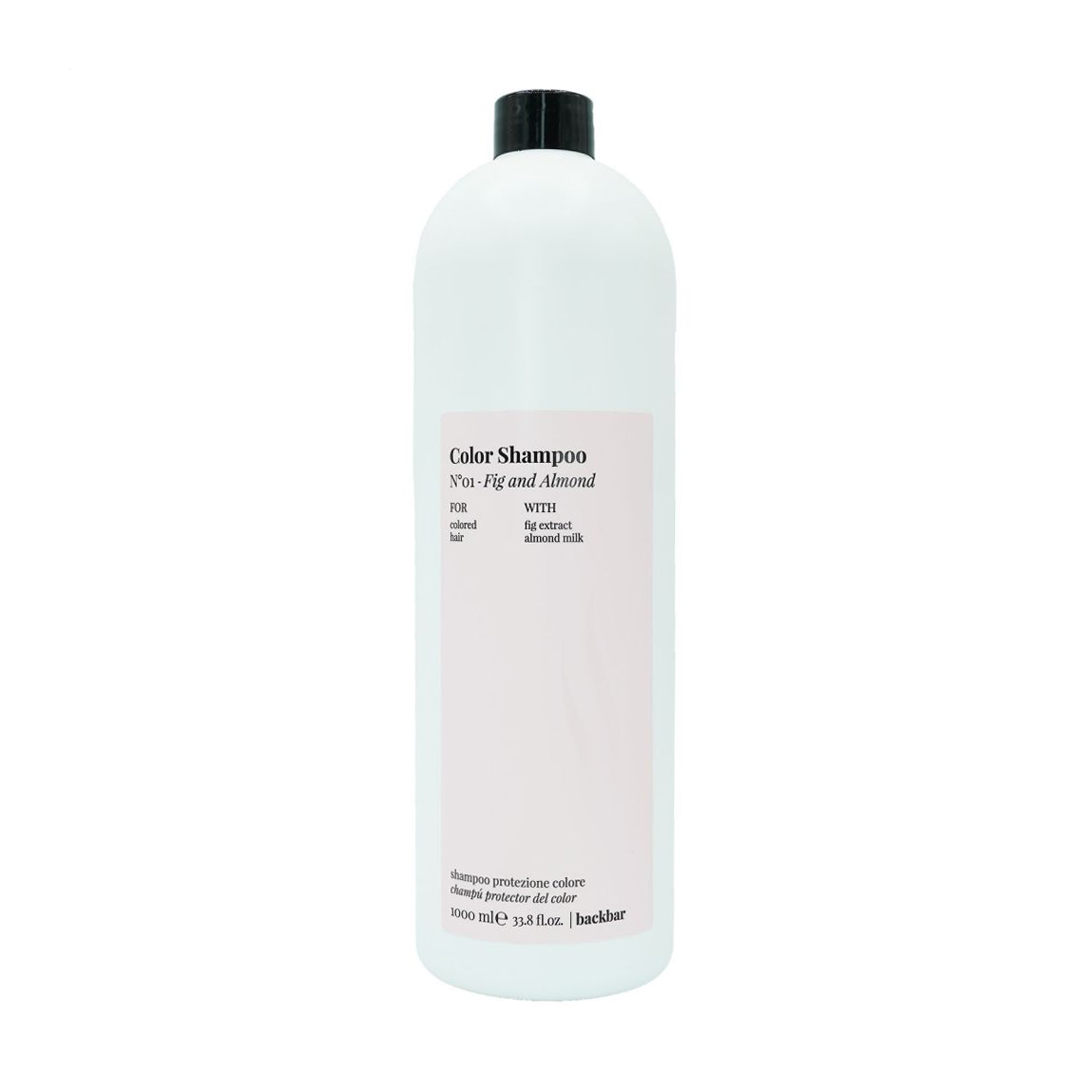 Шампунь FarmaVita Backbar Color Shampoo №1 Інжир та мигдаль, для фарбованого волосся, 1 л