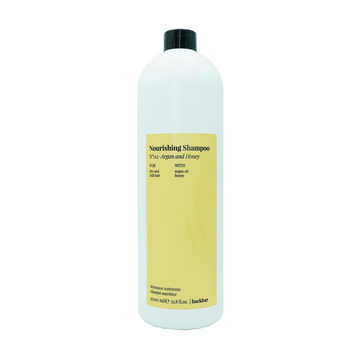 Шампунь FarmaVita Backbar Nourishing Shampoo №2 Арганія та мед, для сухого та пошкодженого волосся, 1 л