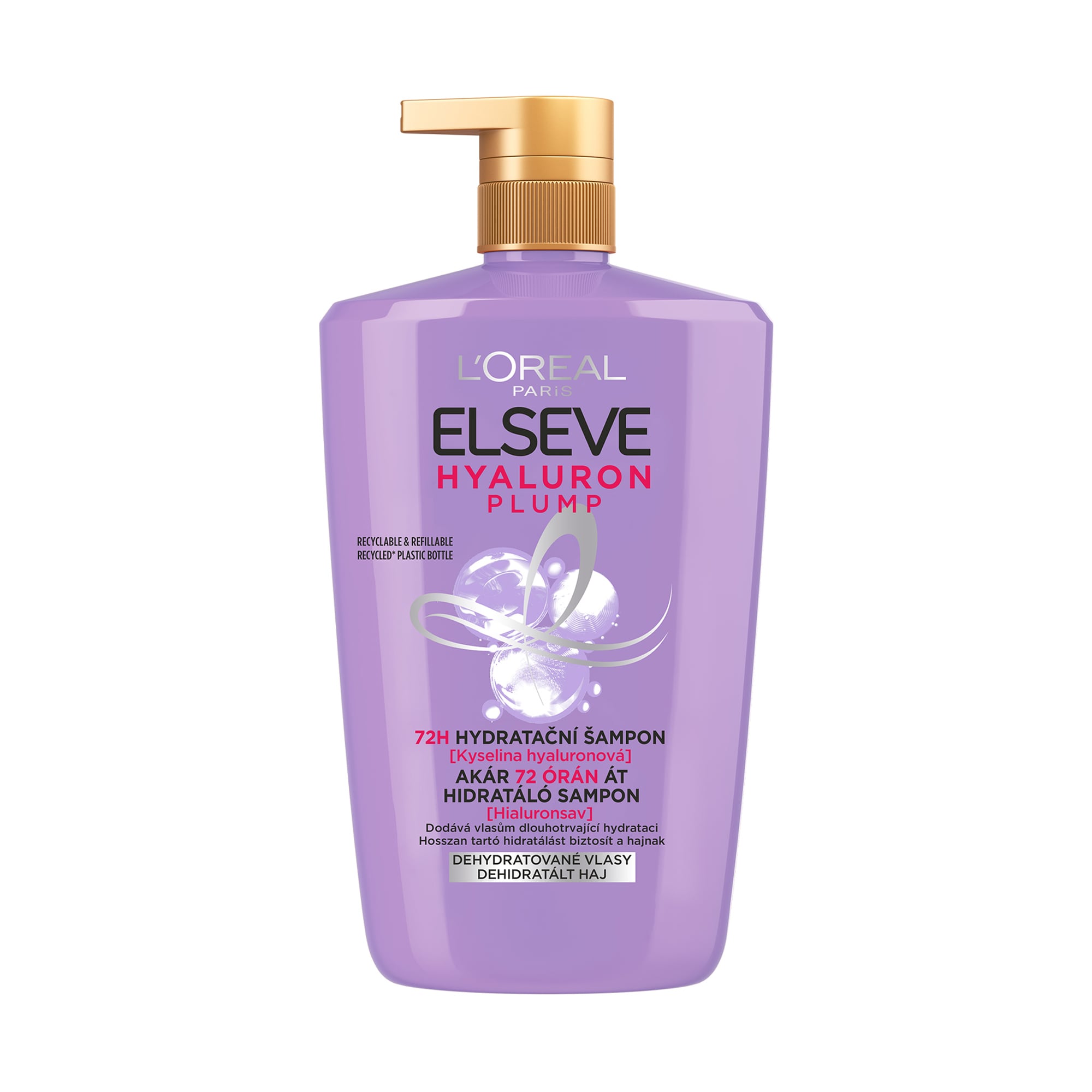 Шампунь-філер для волосся L'Oreal Paris Elseve Hyaluron Plump, 1 л