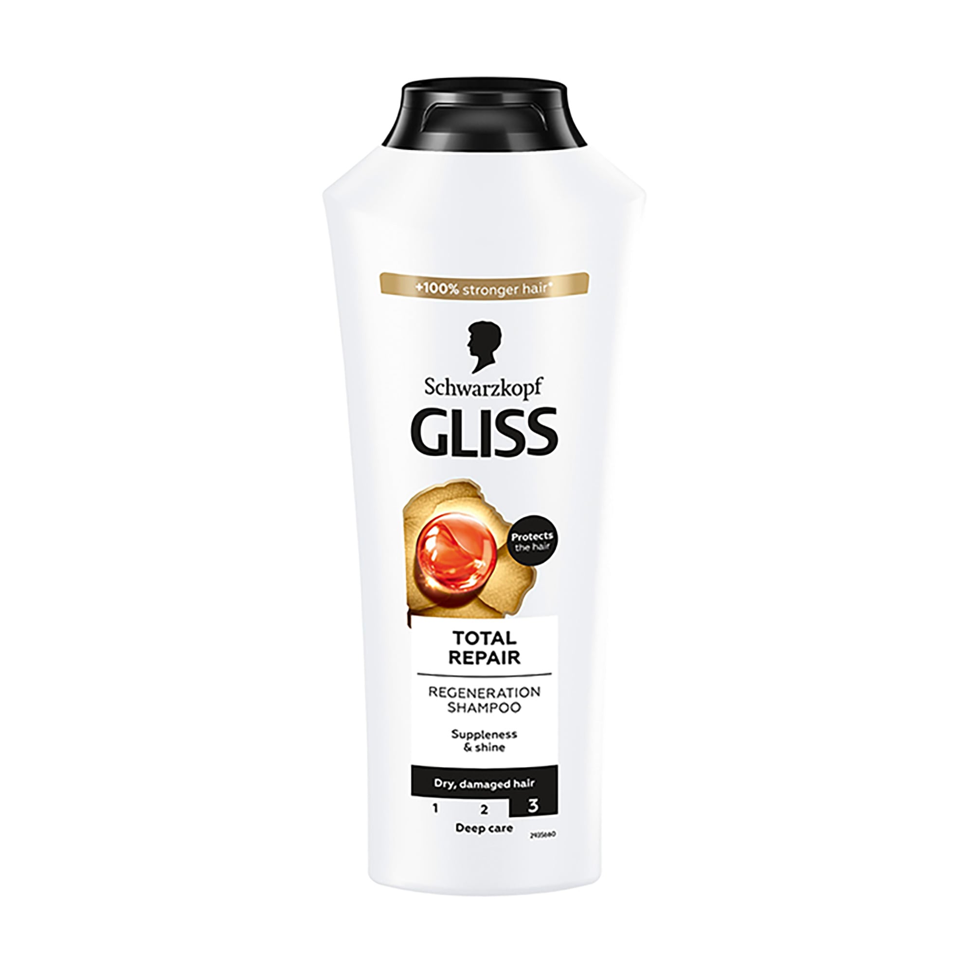 Шампунь Gliss Total Repair для сухого та пошкодженого волосся, 400 мл