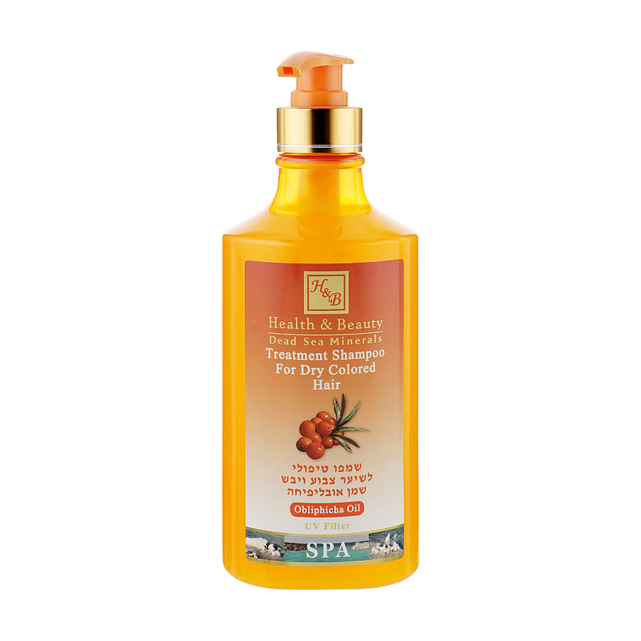 Шампунь Health And Beauty Treatment Shampoo для сухого фарбованого волосся, з олією обліпихи, 780 мл