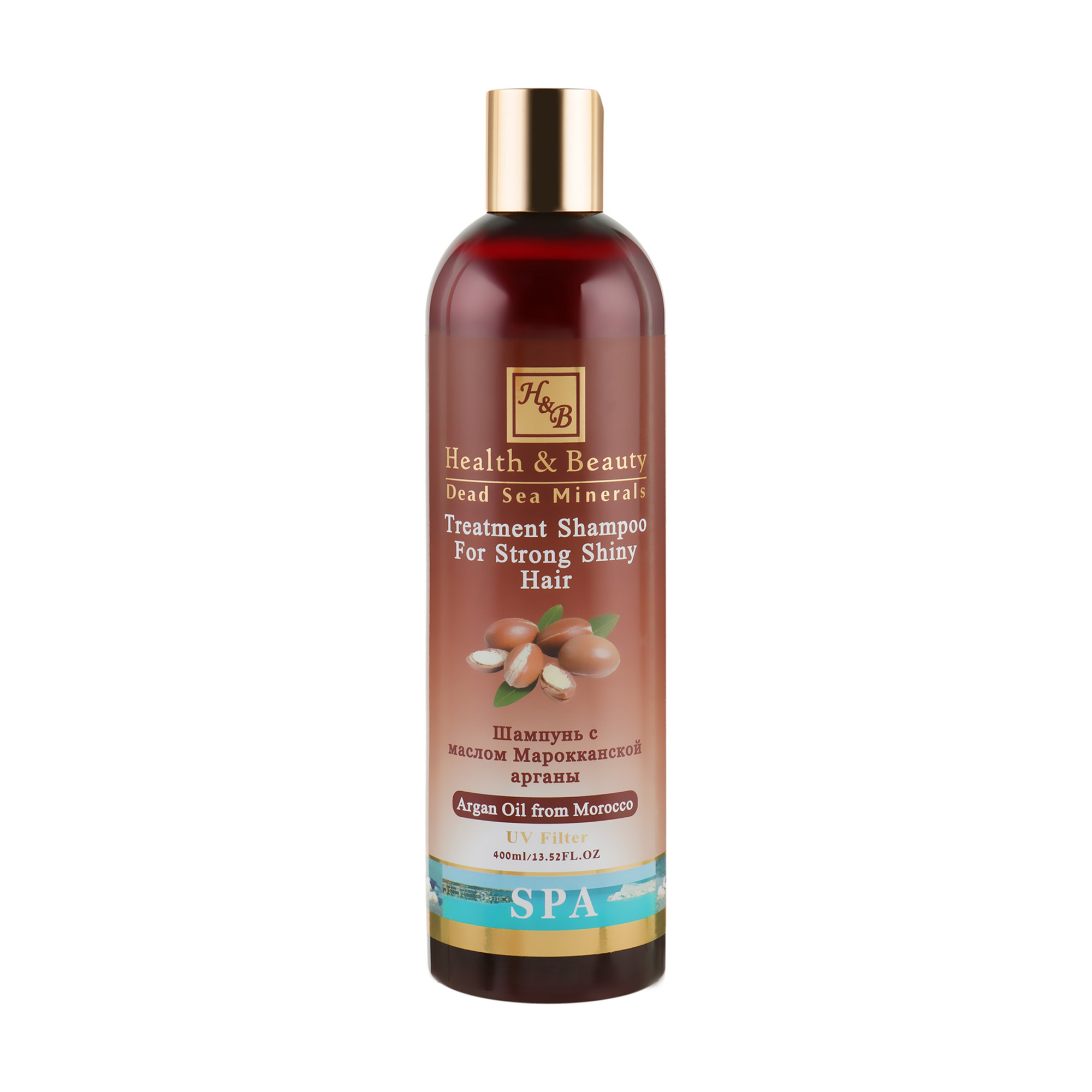 Шампунь Health And Beauty Treatment Shampoo для сухого та фарбованого волосся, з олією аргани, 400 мл