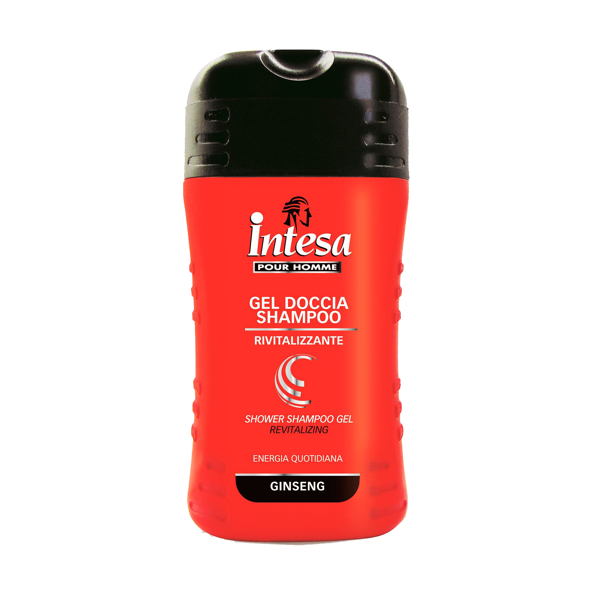 Шампунь-гель для душу Intesa Pour Homme Gel Doccia Shampoo Rivitalizzante з екстрактом женьшеню, 250 мл