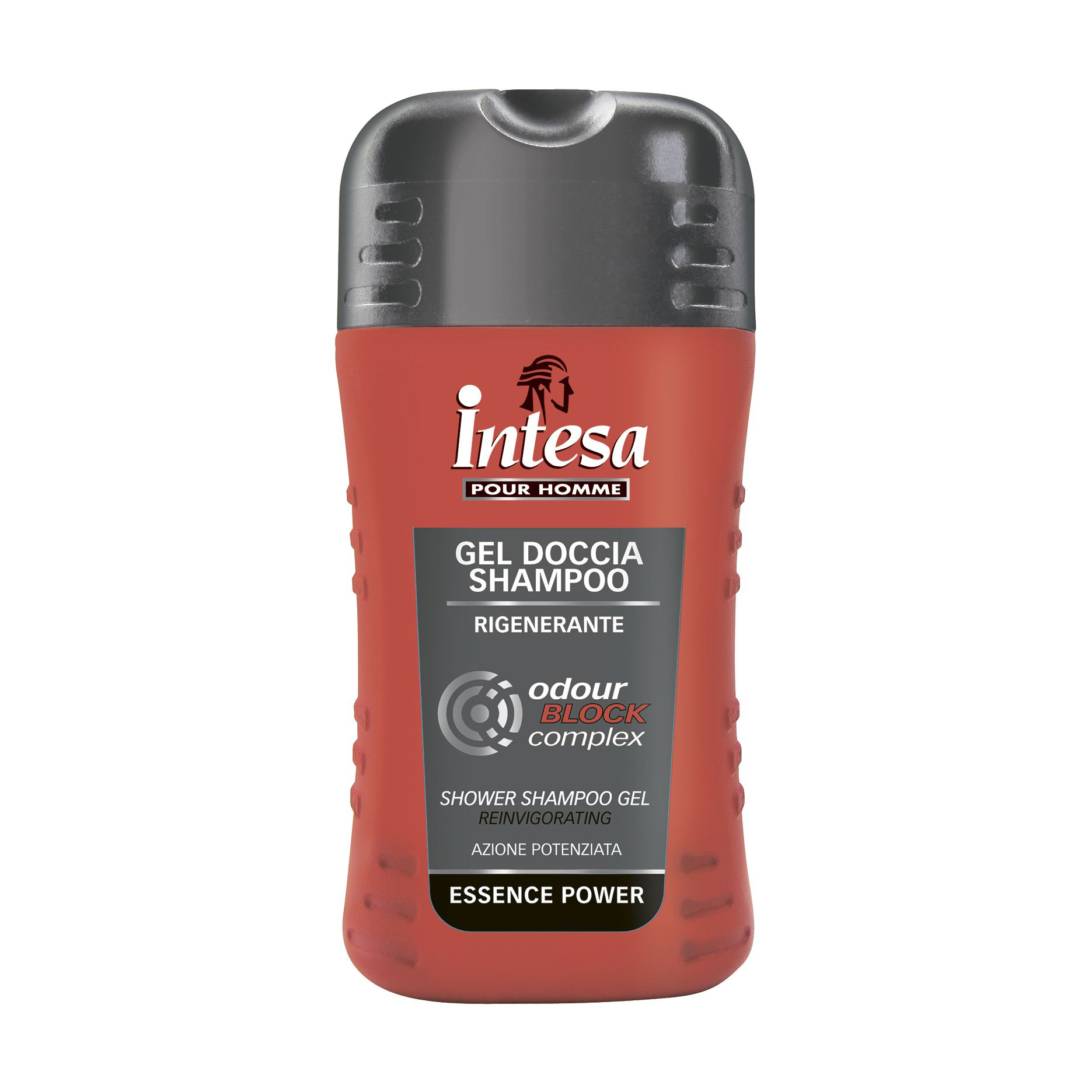 Шампунь-гель для душу Intesa Pour Homme Gel Doccia Shampoo Odour Block Complex блокувальний, Сила аромату, 250 мл